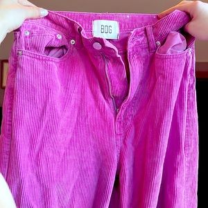 Urban Outfitters Pink Corduroy Jeans, size 27